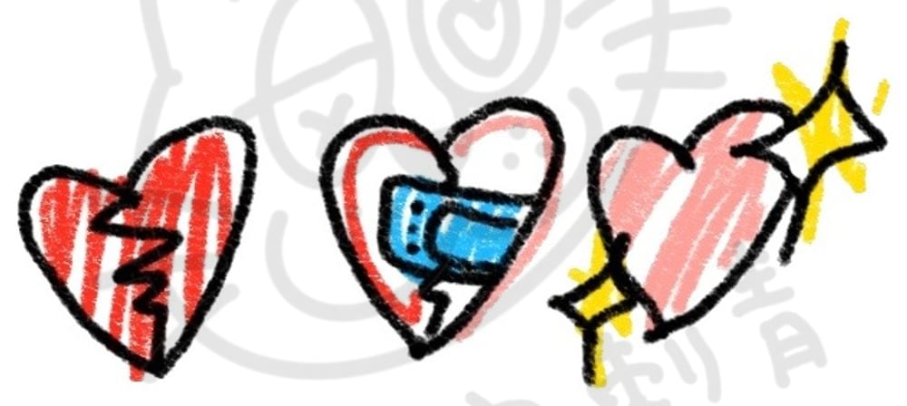 感受心情系列插畫