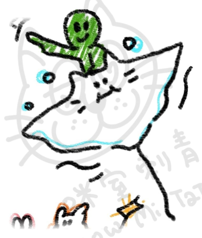 海底動物系列插畫