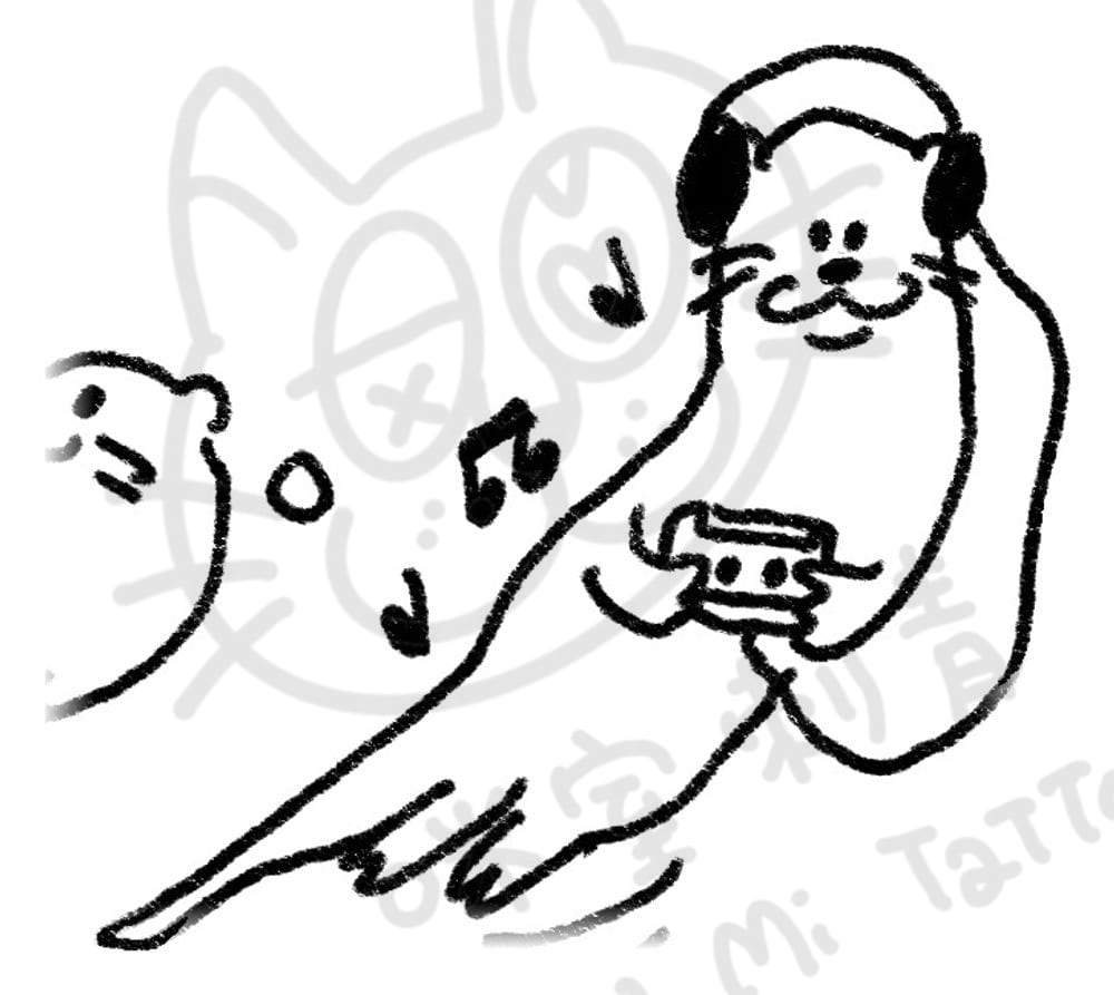 海底動物系列插畫