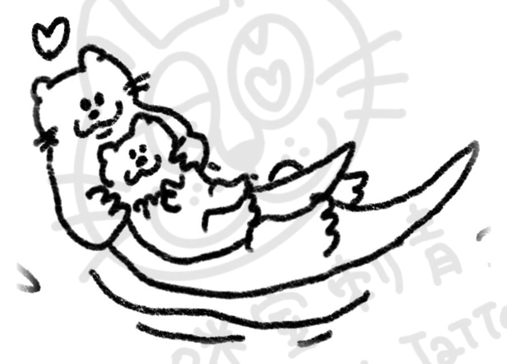 海底動物系列插畫