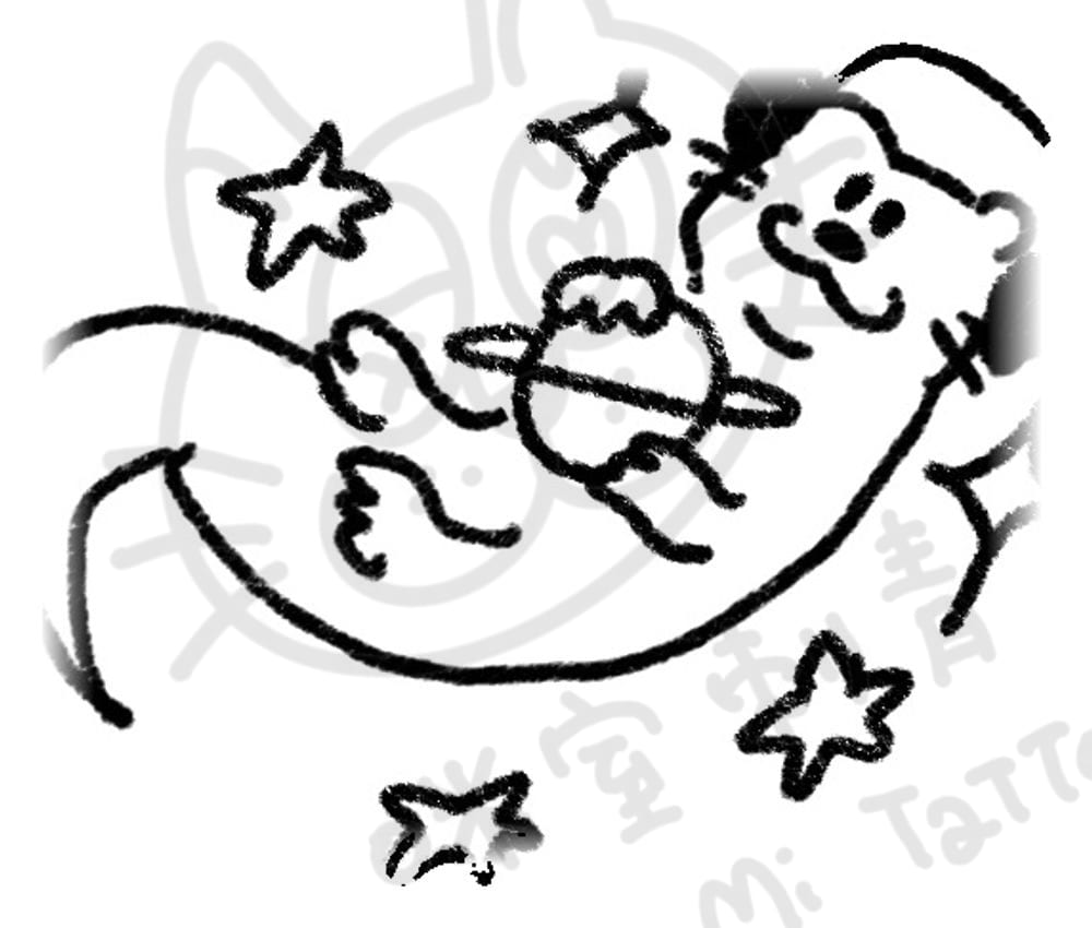 海底動物系列插畫