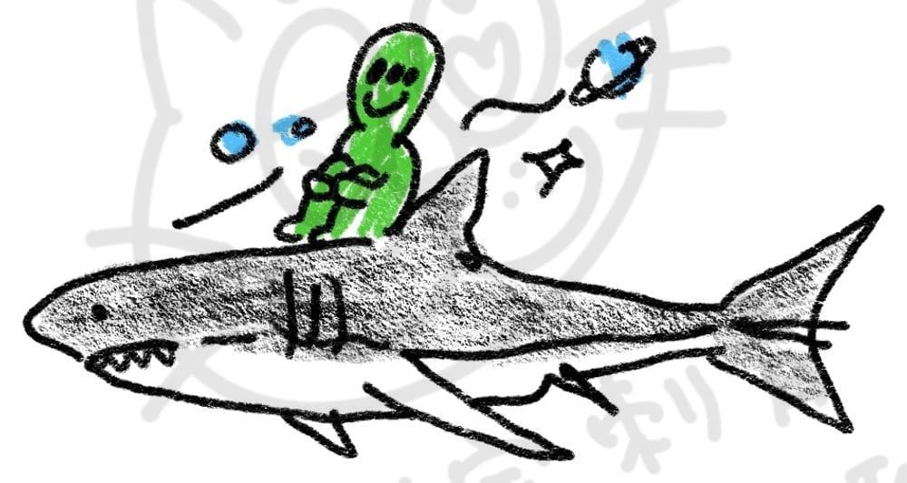 海底動物系列插畫