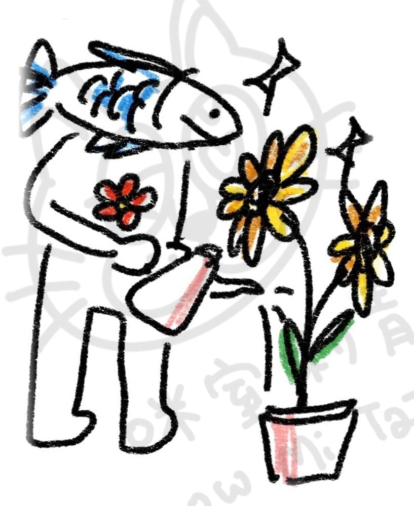 海底動物系列插畫