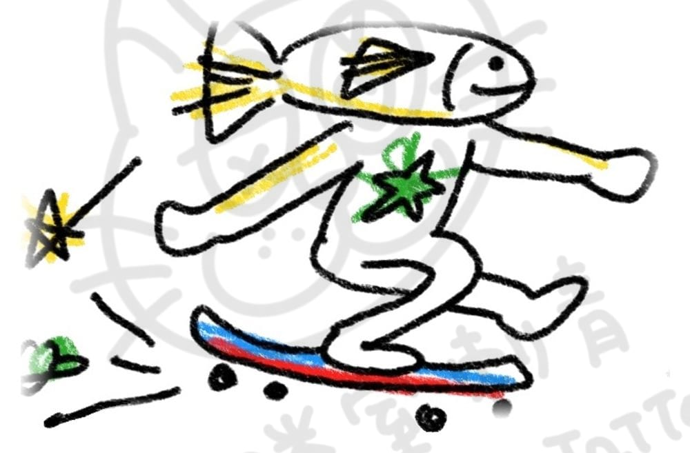 海底動物系列插畫