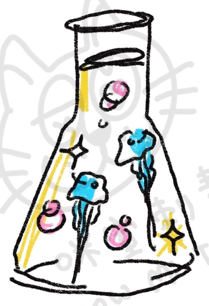 海底動物系列插畫