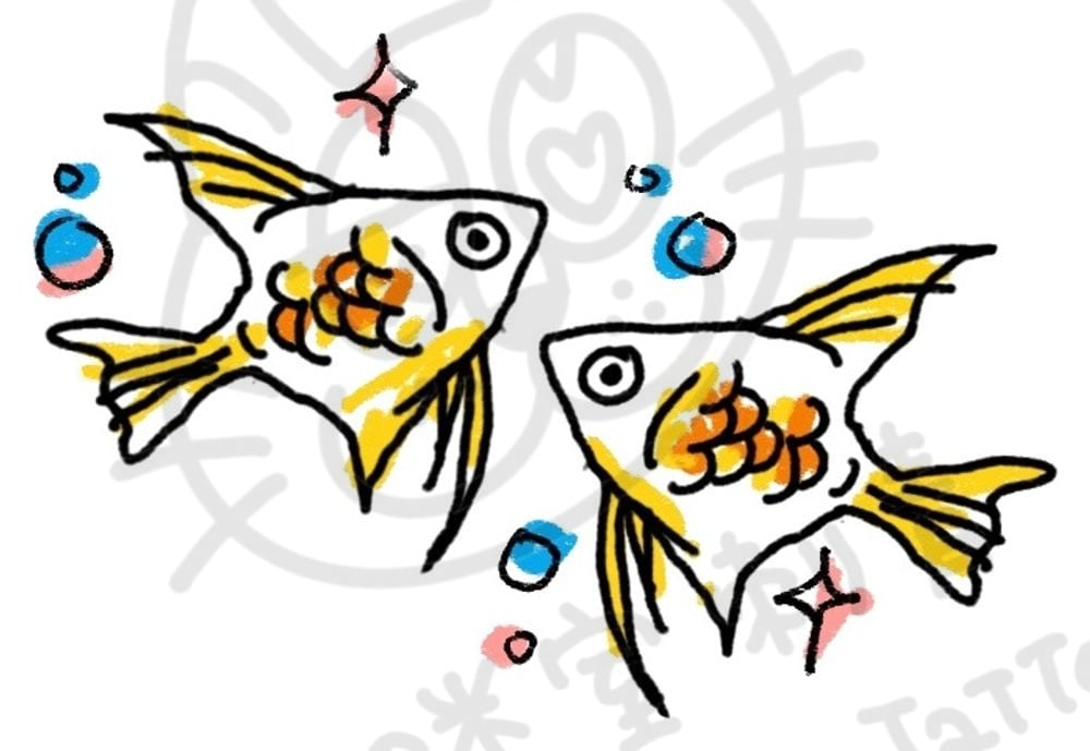 海底動物系列插畫