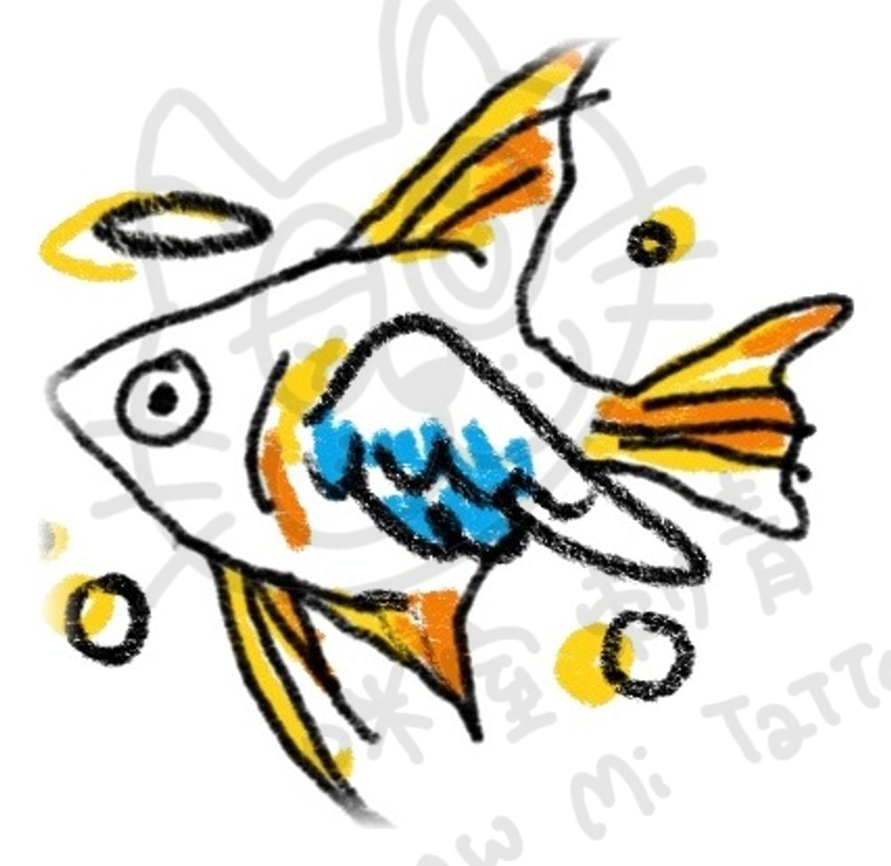 海底動物系列插畫